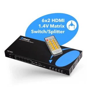 Ultra HD 6x2 HDMI Matrix Switch with ARC Support (HD-602) - view 2
