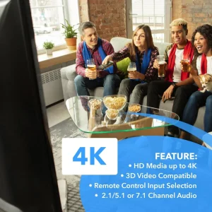 Ultra HD 6x2 HDMI Matrix Switch with ARC Support (HD-602) - view 4