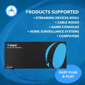 Ultra HD 6x2 HDMI Matrix Switch with ARC Support (HD-602) - view 7