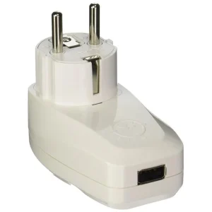 OREI 3 in 1 Schuko Travel Adapter Plug with USB and Surge Protection - Grounded Type E/F - Germany,  - view 2