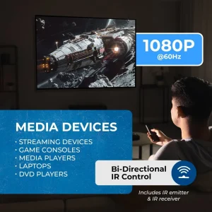 1080p HDMI™ Extender (Loop, Bi-IR) - 165ft (cat6)-EX-165C - view 6