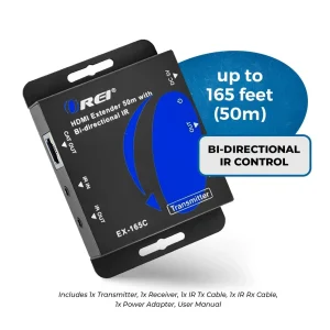 1080p HDMI™ Extender (Loop, Bi-IR) - 165ft (cat6)-EX-165C - view 8
