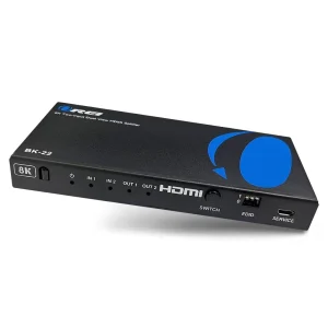 8K Dual Input 2-port HDMI™ Splitter-BK-22
