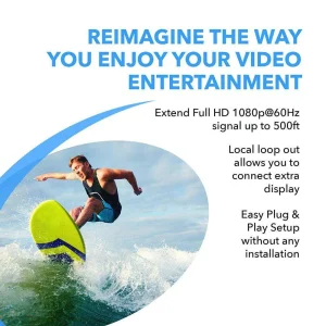 1080p HDBaseT HDMI™ Extender (Loop) - 500ft (cat6)-EX-500IR - view 6