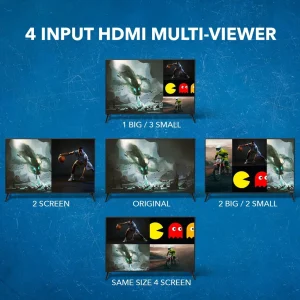 1080p 4-port HDMI™ Seamless Switch w/ Multi Viewer (Audio Extract)-HD-401MR - view 4