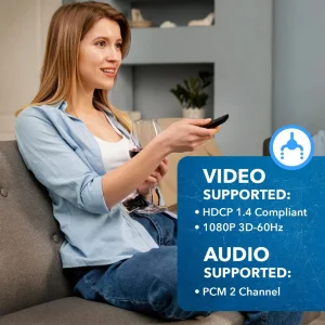 1080p 4-port HDMI™ Seamless Switch w/ Multi Viewer (Audio Extract)-HD-401MR - view 7