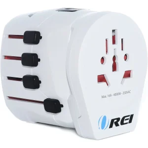 World Travel Adapter Plug International- All in One- 1 USB- Compact Design (M8-PLUS) - view 2