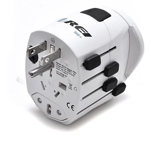 World Travel Adapter Plug International- All in One- 1 USB- Compact Design (M8-PLUS) - view 4