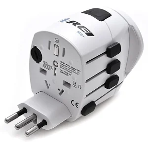 World Travel Adapter Plug International- All in One- 1 USB- Compact Design (M8-PLUS) - view 6