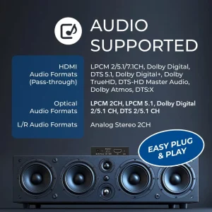 4K HDMI™ Audio Extractor (3.5mm, Optical)-HDA-912 - view 4