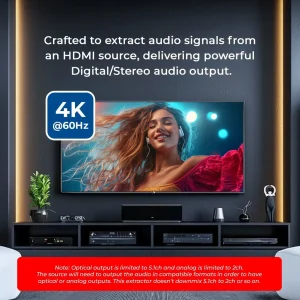 4K HDMI™ Audio Extractor (3.5mm, Optical)-HDA-912 - view 9