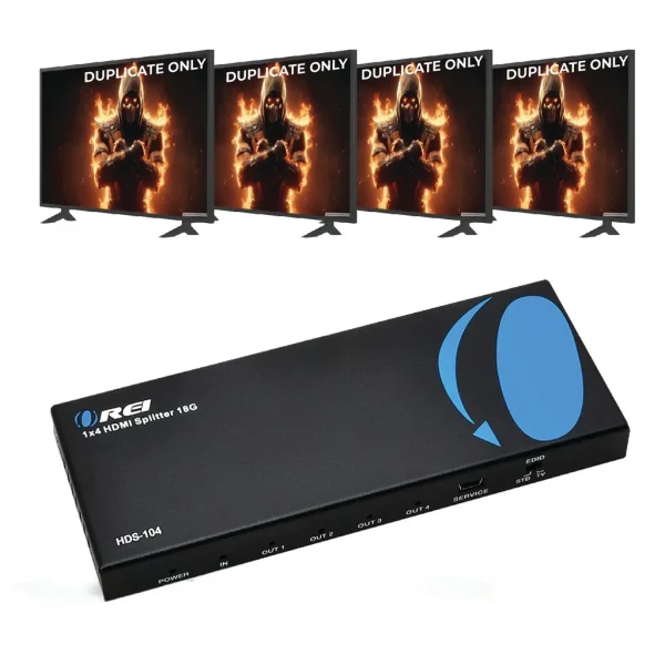 4K@60Hz 1x4 HDMI™ Splitter-HDS-104