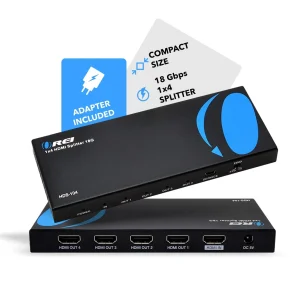 4K@60Hz 1x4 HDMI™ Splitter-HDS-104 - view 4