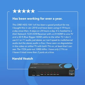 4K@60Hz 1x4 HDMI™ Splitter-HDS-104 - view 9