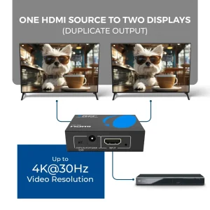 4K@30Hz 1x2 HDMI™ Splitter-HD-102 - view 4