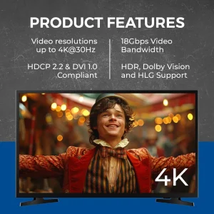 4K@30Hz 1x2 HDMI™ Splitter-HD-102 - view 7