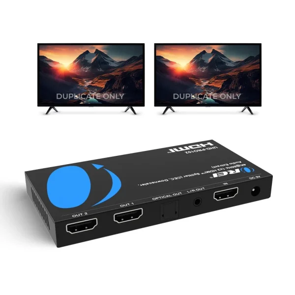 4K@60Hz 1x2 HDMI™ Splitter (CEC, Downscaler, Audio Extract) UHD-PRO102