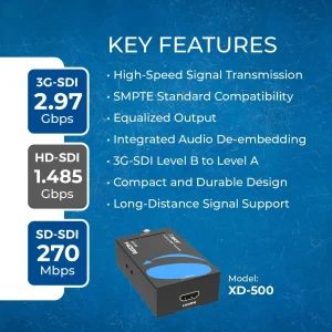 3G SDI to HDMI™ Converter (XD-500) - view 8