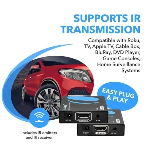 1080p HDMI Extender Over CAT6/7 upto 400 ft - IR (EX-400C) - view 7