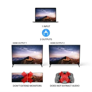 4K@30Hz 1x2 HDMI™ Splitter-HDS-102 - view 4