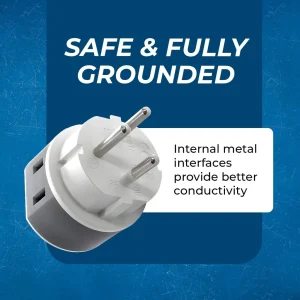 Palestine, Israel Travel Adapter - 2 in 1 - Type H - Compact Design (US-14) - view 10