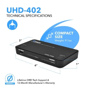 4K@60hz 4x2 HDMI™ Matrix (ARC)-UHD-402 - view 5