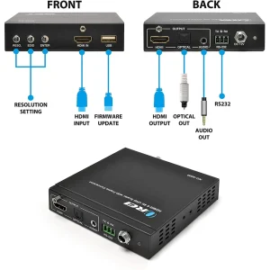 Premium 4K HDMI to HDMI Scaler with PAL to NTSC Conversion(XD-4000) - view 2