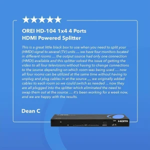 4K@30Hz 1x4 HDMI™ Splitter (HD-104) - view 9