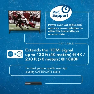 4K HDBaseT HDMI™ Extender (ARC & CEC) - 132ft (cat6)-UHD-EXB132AR-K - view 4