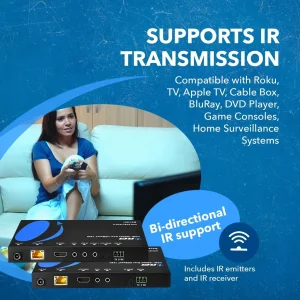 4K HDBaseT HDMI™ Extender (ARC & CEC) - 132ft (cat6)-UHD-EXB132AR-K - view 6