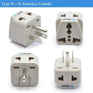 World Travel Adapter Plug International- All in One- Compact Design (DB7-SET) - view 3