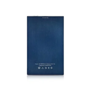 OREI Super Ultra Slim Elegant Brushed Aluminum External Battery for Cell Phones - Unicharge Technology - Blue - view 4
