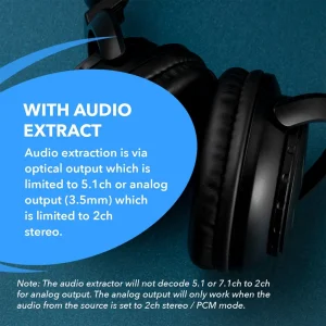 4K@60hz 2x2 HDMI™ Matrix (Audio Extract)-UHDS-202 - view 6