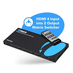 4K@60hz 4x2 HDMI™ Matrix (Audio Extract)-UHDS-402A - view 8