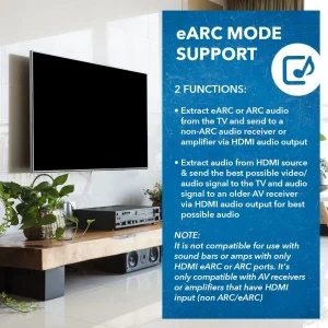 4K HDMI™ or eARC Audio Extractor-HDA-927 - view 5