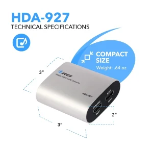 4K HDMI™ or eARC Audio Extractor-HDA-927 - view 6