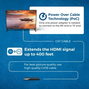 4K HDBaseT HDMI™ Extender (Loop) - 400ft (cat6) (UHD-EXB400R-K) - view 6