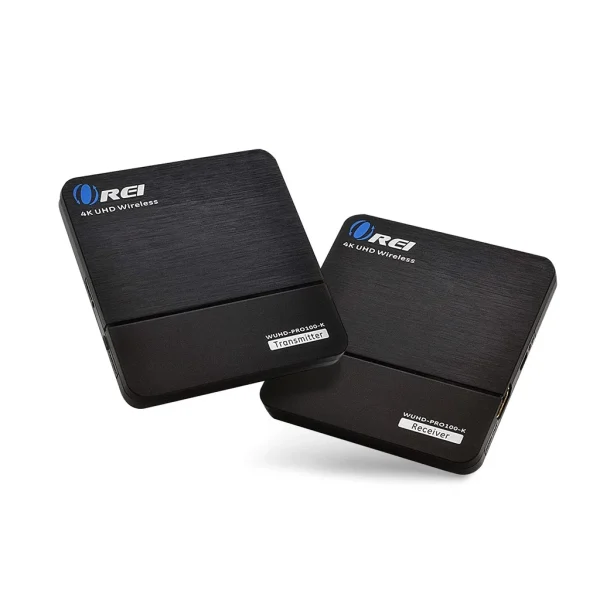 4K Wireless HDMI Transmitter & Receiver Extender by OREI - Up to 100 Feet - 0 Latency - Perfect for Streaming from La...