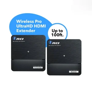 4K Wireless HDMI Transmitter & Receiver Extender by OREI - Up to 100 Feet - 0 Latency - Perfect for  - view 2