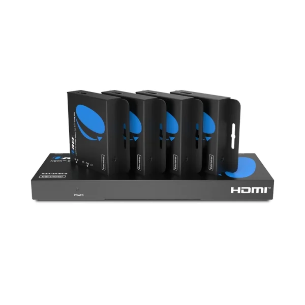 4K@30Hz 1x4 HDMI™ Extender Splitter (Loop) - 230ft (cat6)-HD14-EX165-K