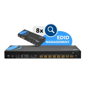 4K HDBaseT 1x8 HDMI™ Extender Splitter (Loop, Bi-IR) - 400ft (Cat6) (UHD18-EXB400-K) - view 2