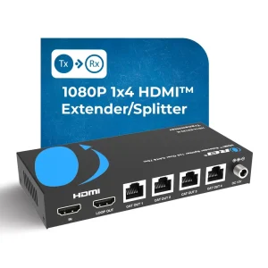 1080p 1x4 HDMI™ Extender Splitter (Loop) - 230ft (cat6)-HD14-EX132-K - view 2
