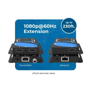 1080p HDMI™ Extender (Loop, IR) - 230ft (cat6)-EX-170C - view 2