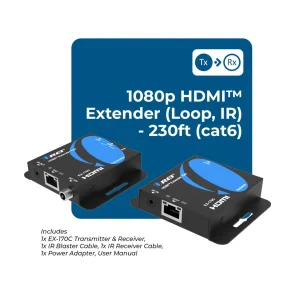 1080p HDMI™ Extender (Loop, IR) - 230ft (cat6)-EX-170C - view 9