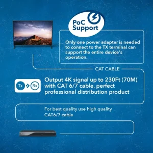 4K HDBaseT 4x4 HDMI™ Extender Matrix (Loop) - 230ft (cat6)-UHD44-EX230-K - view 4