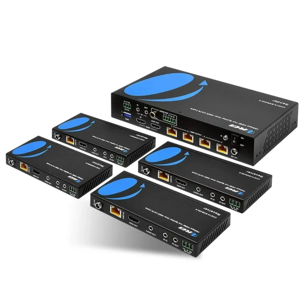 4K HDBaseT 1x4 HDMI™ Extender Splitter (Loop) - 400ft (cat6) - UHD14-EXB400-K