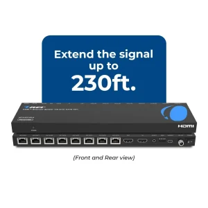 4K@30Hz 1x8 HDMI™ Extender Splitter (Loop) - 230ft (cat6)-HD18-EX165-K - view 2