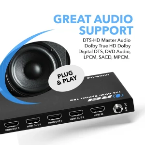 4K@60Hz 1x8 HDMI™ Splitter-UHDS-108 - view 4