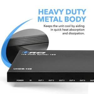 4K@60Hz 1x8 HDMI™ Splitter-UHDS-108 - view 6