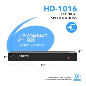 1080p 1x16 HDMI™ Splitter-HD-1016 - view 5